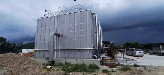 Geïntegreerd waterzuiveringssysteem voor de watervoorziening op het platteland met CNP/Grundfos-pomp