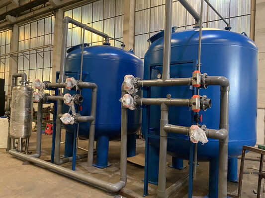 Quartz zand waterbehandeling accessoires, 0,05Mpa - 0,07MPA Druk Filter behuizing van roestvrij staal