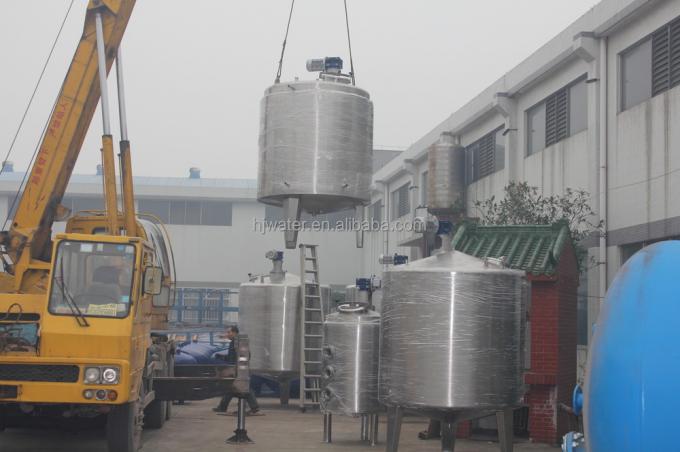 A23 Aangepaste zandfilter horizontale koolstofstalen epoxy geverfde tank met pneumatische vlinderklep of elektrische vlinderklep 10